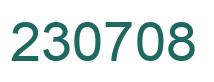 Número 230708 imagen verde