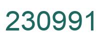 Número 230991 imagen verde