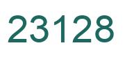 Number 23128 green image