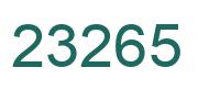 Número 23265 imagen verde