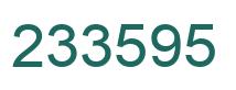 Número 233595 imagen verde