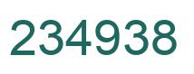 Número 234938 imagen verde