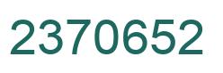 Número 2370652 imagen verde
