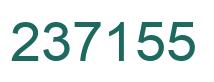 Number 237155 green image
