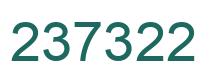 Número 237322 imagen verde