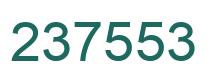 Número 237553 imagen verde