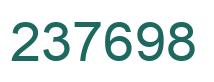 Número 237698 imagen verde