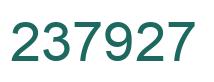 Número 237927 imagen verde