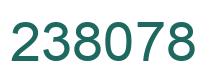 Number 238078 green image