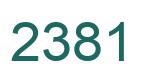 Número 2381 imagen verde