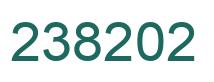 Number 238202 green image