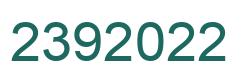 Number 2392022 green image