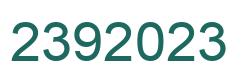 Number 2392023 green image