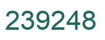 Number 239248 green image