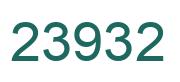 Número 23932 imagen verde