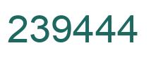 Número 239444 imagen verde