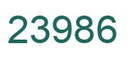 Number 23986 green image