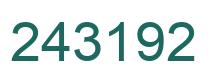 Número 243192 imagen verde