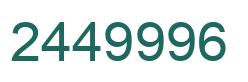 Número 2449996 imagen verde