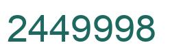 Número 2449998 imagen verde