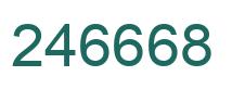 Número 246668 imagen verde