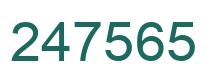 Número 247565 imagen verde