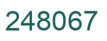 Número 248067 imagen verde
