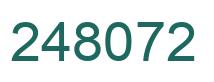 Número 248072 imagen verde