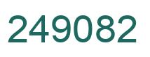 Número 249082 imagen verde