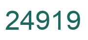 Número 24919 imagen verde