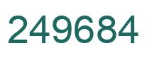 Número 249684 imagen verde