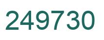 Número 249730 imagen verde
