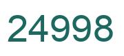 Número 24998 imagen verde