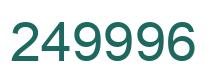 Número 249996 imagen verde