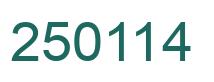 Número 250114 imagen verde