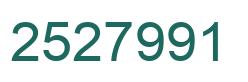 Número 2527991 imagen verde