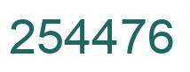 Número 254476 imagen verde