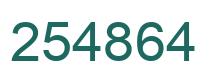 Número 254864 imagen verde