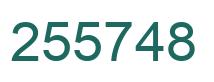 Número 255748 imagen verde
