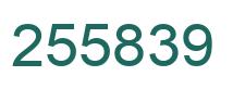 Número 255839 imagen verde
