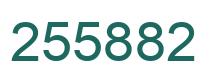 Number 255882 green image
