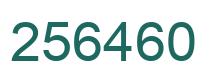 Número 256460 imagen verde