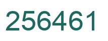 Número 256461 imagen verde