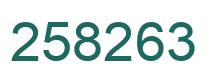 Número 258263 imagen verde