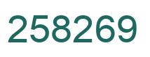 Número 258269 imagen verde