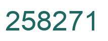 Número 258271 imagen verde