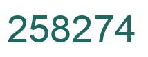 Número 258274 imagen verde