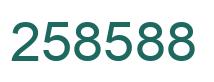 Número 258588 imagen verde