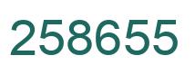 Número 258655 imagen verde