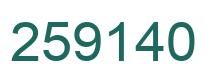 Número 259140 imagen verde